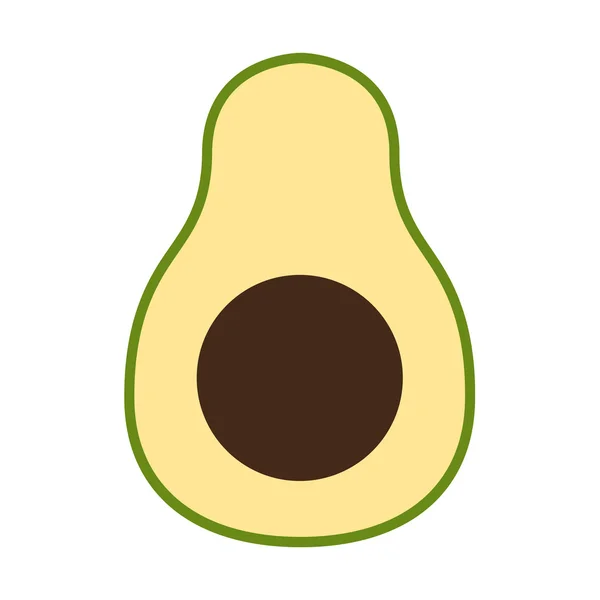 Значок авокадо рослинного здоров'я — стоковий вектор