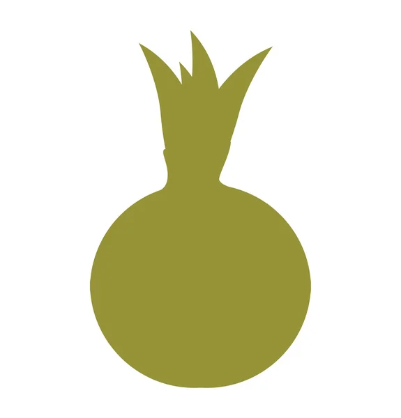 Ikona zeleninová zdraví česnek — Stockový vektor