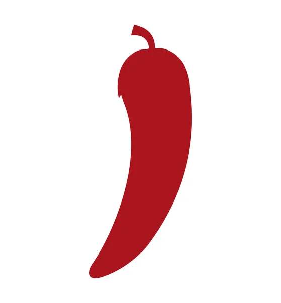 红辣椒蔬菜的健康图标 — 图库矢量图片