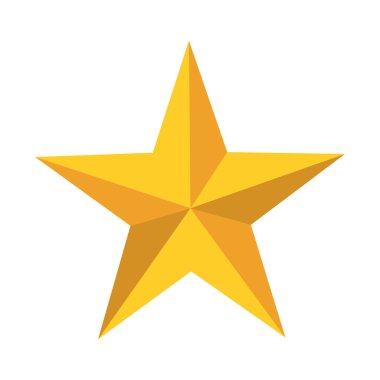 yıldız altın siluet simge