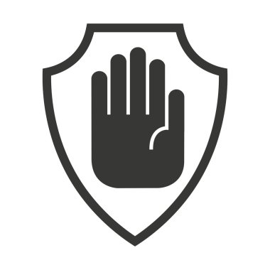 kalkan izole sigorta simgesi