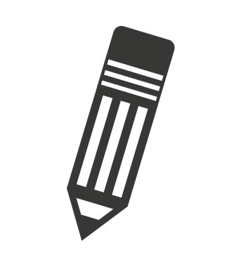 kalem siluet izole simgesi