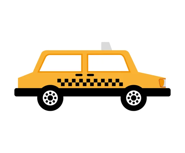 Ikon publik layanan taksi - Stok Vektor