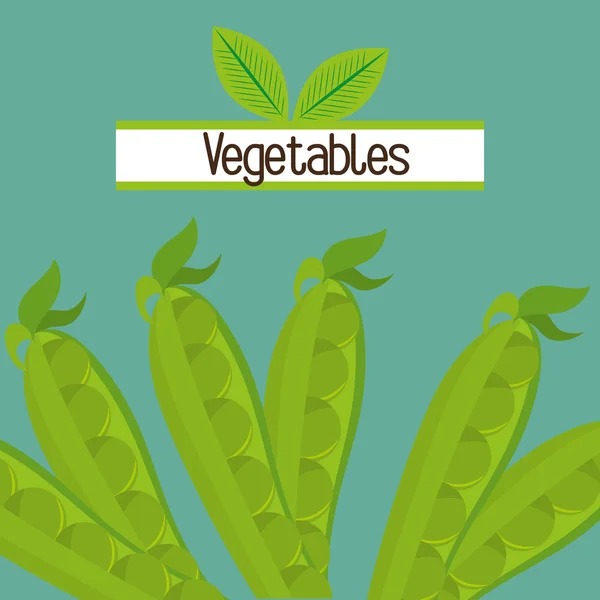 Légumes nutrition aliments frais — Image vectorielle