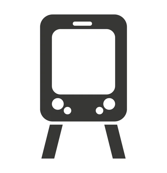 Tramwaj transportu publicznego ikona — Wektor stockowy