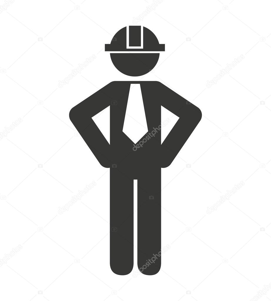 전문 건설 노동자 아이콘 스톡 벡터 - ©yupiramos 118546162, image size:922x1023