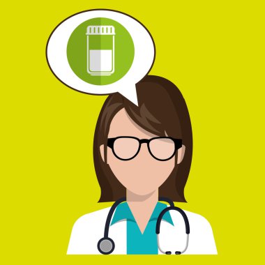 Doktor stetoskop cam tıp