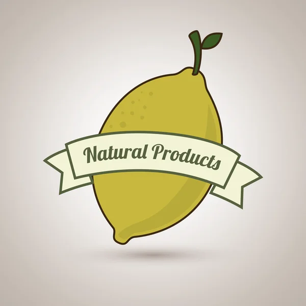 प्राकृतिक उत्पाद खाद्य स्वस्थ — स्टॉक वेक्टर