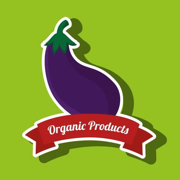 Farm fresh food symbol — Stock Vector
