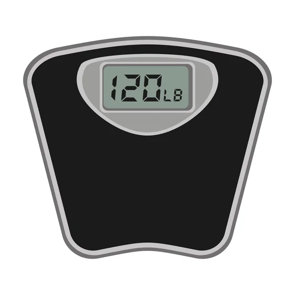 Scale digital measure icon — Stock Vector