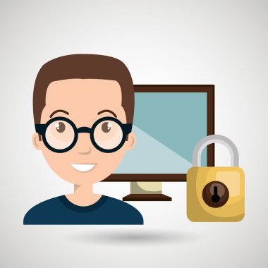 kişi ekran asma kilit cam