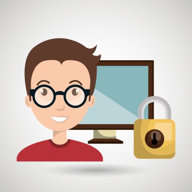 kişi ekran asma kilit cam