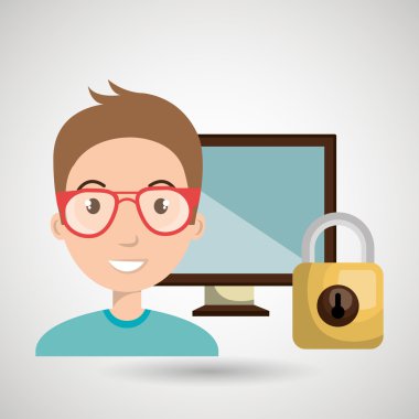 kişi ekran asma kilit cam