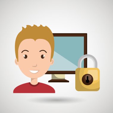 kişi ekran asma kilit cam