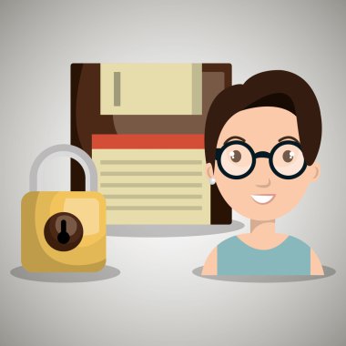 kişi disket asma kilit sistemi