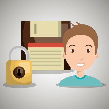 kişi disket asma kilit sistemi