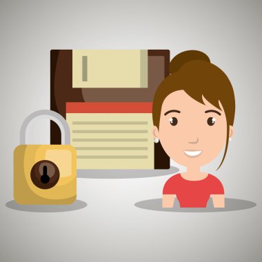 kişi disket asma kilit sistemi