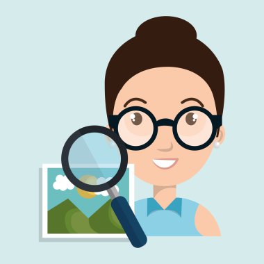 kadın fotoğraf arama grafiği