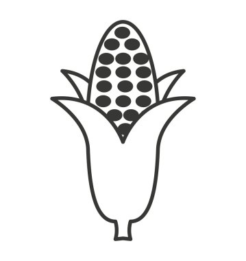 Mısır sebze sağlık simgesi