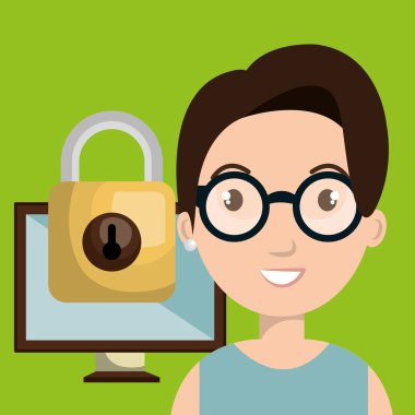 kişi ekran asma kilit cam