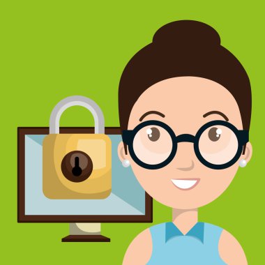 kişi ekran asma kilit cam