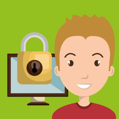 kişi ekran asma kilit cam