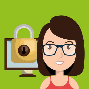 kişi ekran asma kilit cam