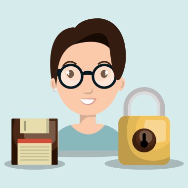 kişi disket asma kilit sistemi