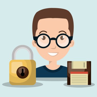 kişi disket asma kilit sistemi