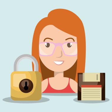 kişi disket asma kilit sistemi