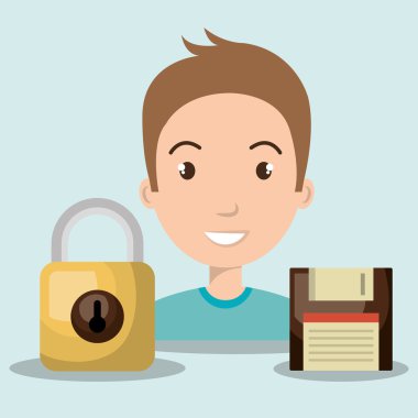 kişi disket asma kilit sistemi