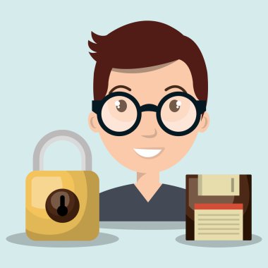 kişi disket asma kilit sistemi