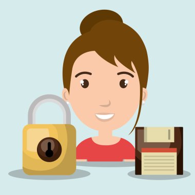 kişi disket asma kilit sistemi