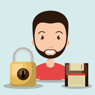 kişi disket asma kilit sistemi