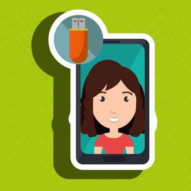 Smartphone kişi teknoloji usb