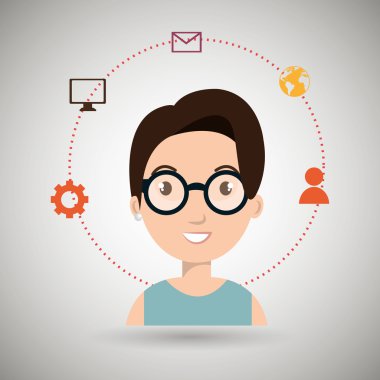 karakter sistem bağlantı simgesi