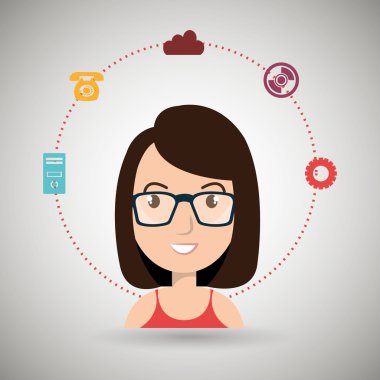 karakter sistem bağlantı simgesi