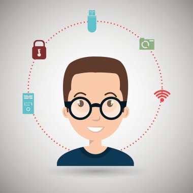 karakter sistem bağlantı simgesi