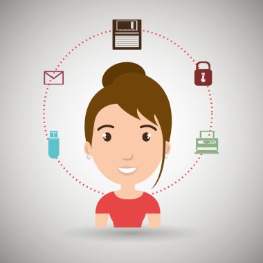 karakter sistem bağlantı simgesi