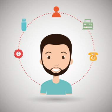 karakter sistem bağlantı simgesi