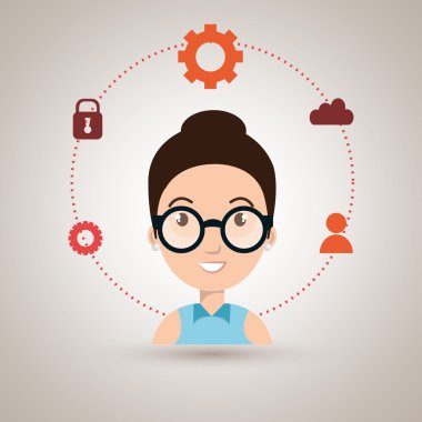 karakter sistem bağlantı simgesi