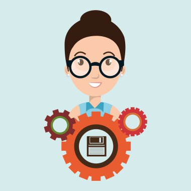 karakter vites sistem simgesi