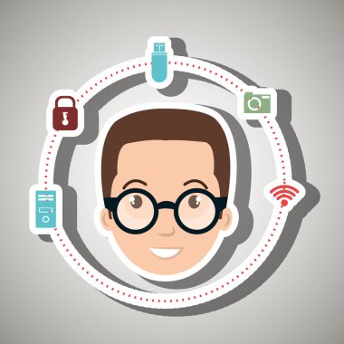 karakter sistem bağlantı simgesi