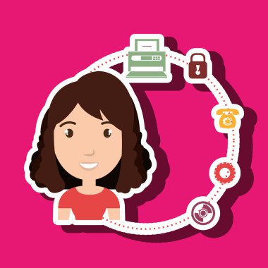 karakter sistem bağlantı simgesi