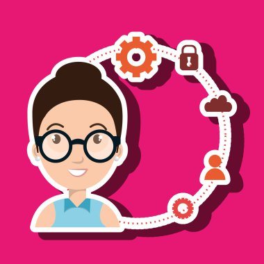 karakter sistem bağlantı simgesi