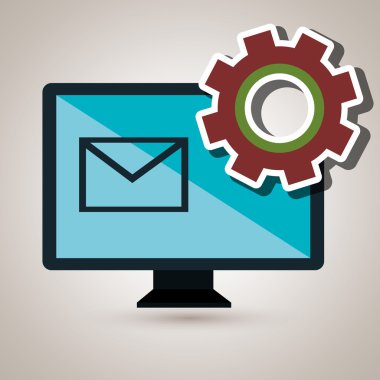 ekran dişli sistem simgesi