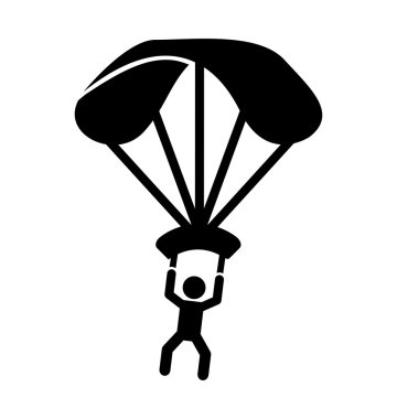 Paraşütle atlama aşırı spor idolü