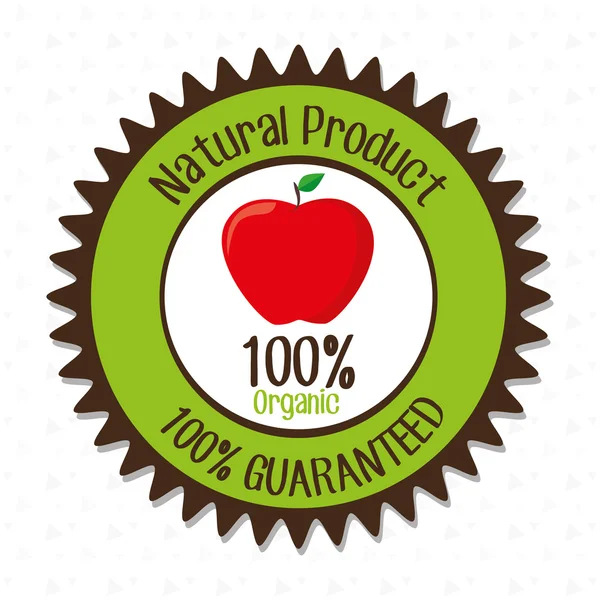 Natural product food fruit — Stock Vector