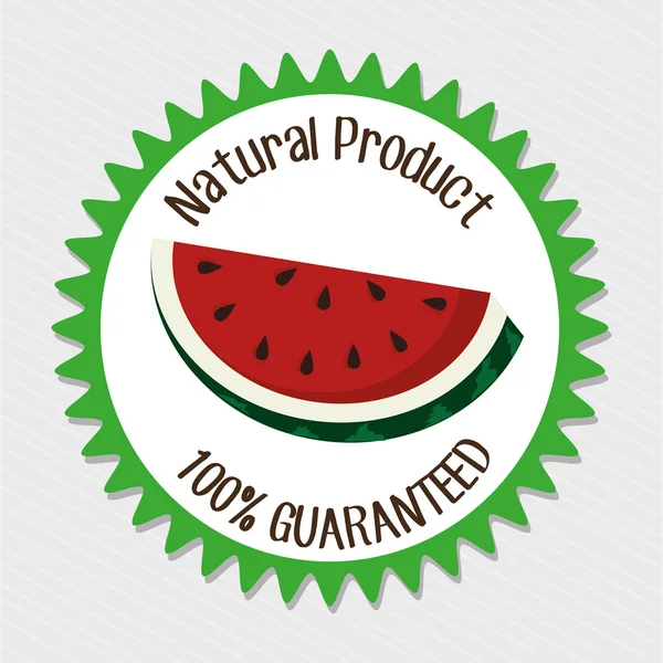 Producto natural alimento fruta — Vector de stock