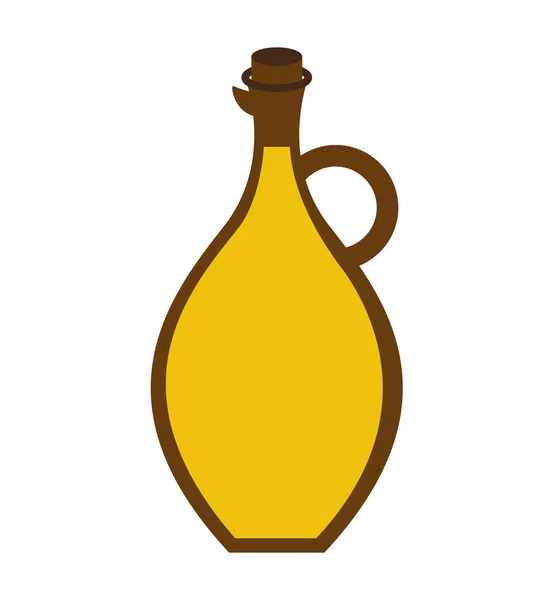 オリーブオイルボトルのアイコン — ストックベクタ